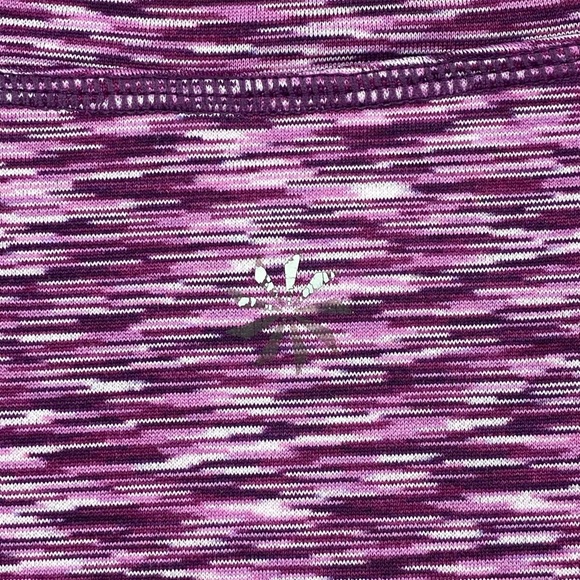 Athleta Snap Mock Neck Pullover Active Top Size Small  Maroon Winter Warm - Picture 9 of 12